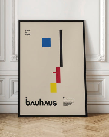 Bauhaus Geometric Abstract | Poster - Room Interior 1