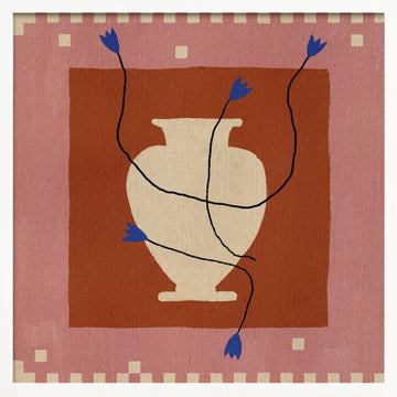 Out of Vase Blooms 7 | Poster - White Frame Interior