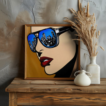 Reflective City Style | Poster - Room Interior 1