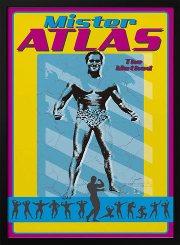 Classic Fitness Strongman | Poster - Black Metal Frame Interior