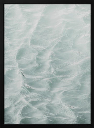 Tiny Waves | Poster - Black Metal Frame Interior
