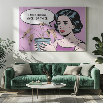 Pop Art Plant Oops | Poster - Room Interior 1
