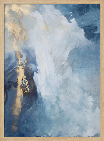 Celestial Waves | Poster - Wood Frame Interior