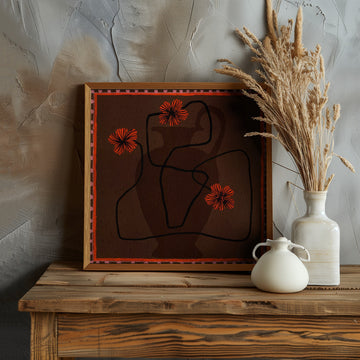 Out of Vase Blooms 3 | Poster - Room Interior 1