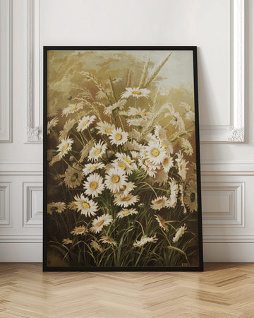 Daisies By Ellen Thayer Fisher | Poster - Room Interior 1