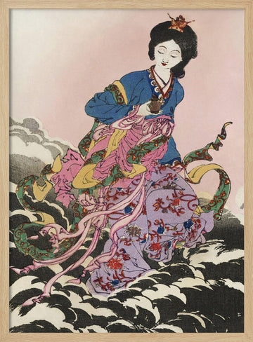 Japanese Woman (1839 1892) | Poster - Wood Frame Interior