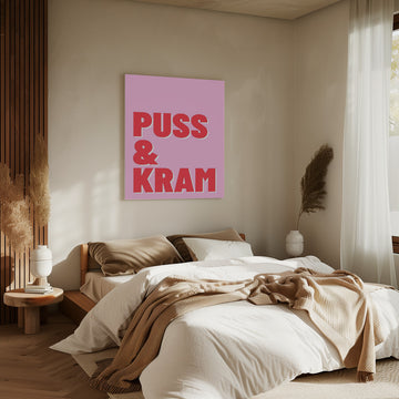 Puss & Kram Message | Canvas - Room Interior 2