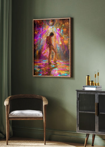 Vibrant Disco Groove | Poster - Room Interior 2
