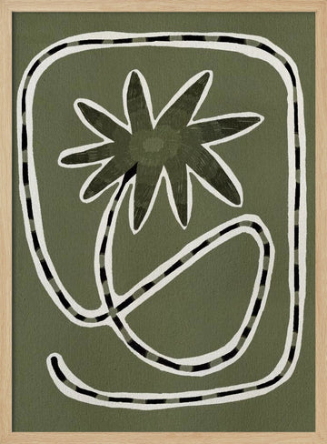 Delicate Bloom 18 | Poster - Wood Frame Interior