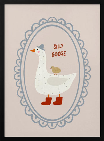 Sillygoose | Poster - Black Metal Frame Interior