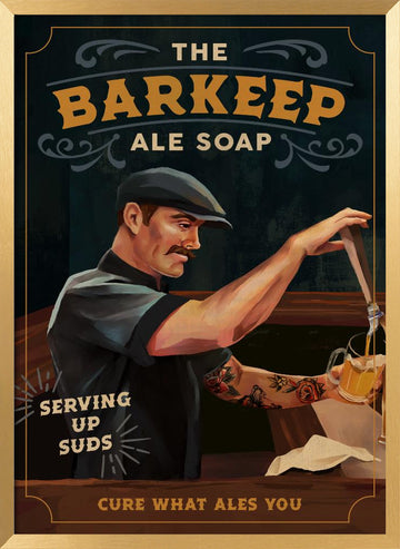 Barkeep Soap Poster 20x30 | Poster - Gold Frame Interior