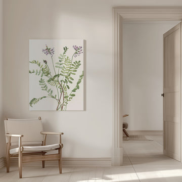 Alpine Milkvetch From North American Wildflowers (1925) By Mary Vaux Walcott | Canvas - Room Interior 1
