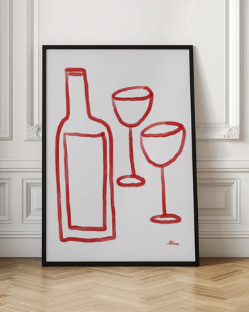 Red Wine | Poster - Room Interior 1