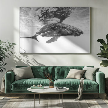 Majestic Humpback Whale | Poster - Room Interior 1