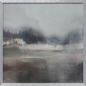 Forest Lake | Poster - Silver Frame Interior