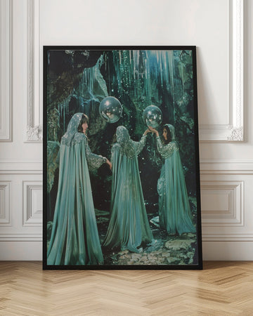 Mystical Ice Cave Women | Poster - Room Interior 1
