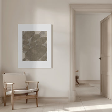 Oval Serenity | Canvas - Room Interior 1