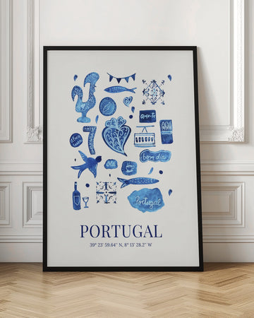 Portugal Cultural Symbols | Poster - Room Interior 1