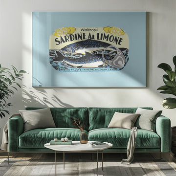 Lemon Sardine Can | Poster - Room Interior 1