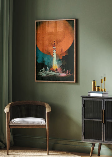 Lunar Launch | Poster - Room Interior 2