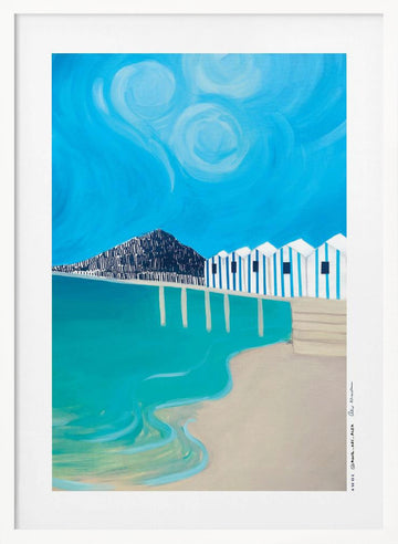 AMALFI COAST, ITALY | Poster - White Frame Interior