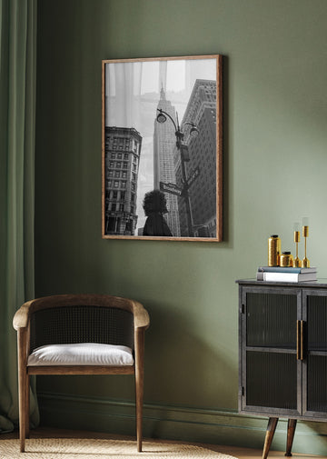 Empire State City Gaze | Poster - Room Interior 2
