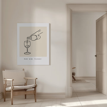Pouring Bliss | Canvas - Room Interior 1