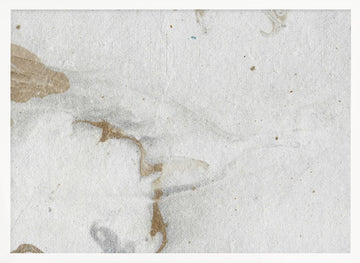 Organic Marble Swirls | Poster - White Frame Interior