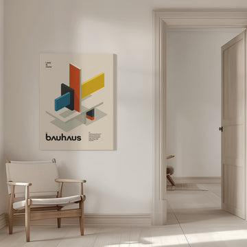 Geometric Shapes Bauhaus | Canvas - Room Interior 1