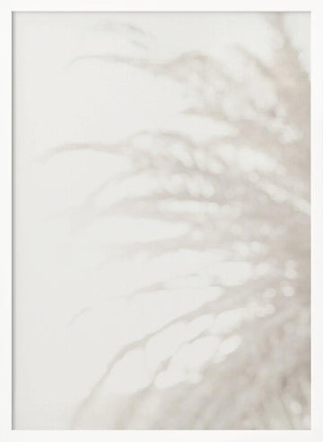 Soft Pampas Light | Poster - White Frame Interior