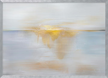 Sea Sun | Poster - Silver Frame Interior
