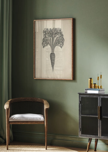 Botanical Carrot Drawing | Poster - Room Interior 2