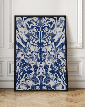 Abstract Fluid Symmetry | Poster - Room Interior 1