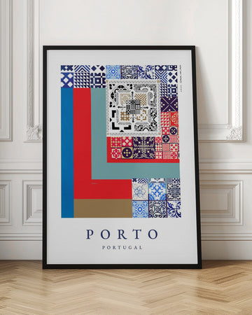 Porto Azulejo Patterns | Poster - Room Interior 1