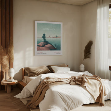 Copenhagen - Little Mermaid | Canvas - Room Interior 2