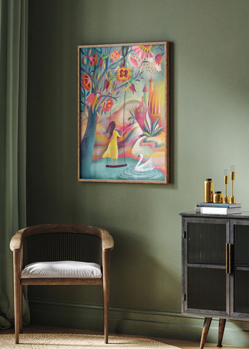 Enchanted Garden Swing | Poster - Room Interior 2