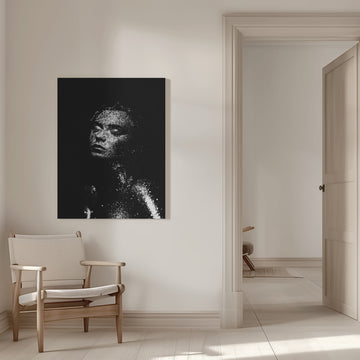 Glittering Woman Portrait | Canvas - Room Interior 1