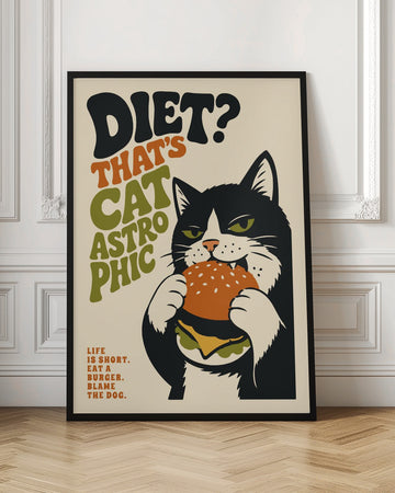Catastrophic Diet Cat | Poster - Room Interior 1