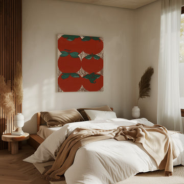 Red Persimmon Harvest | Canvas - Room Interior 2