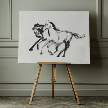 Dynamic Running Horses | Canvas - Canvas Interior