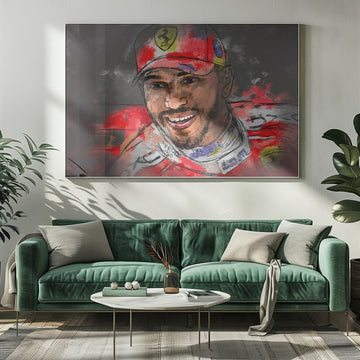 Joyful Racing Driver | Poster - Room Interior 1