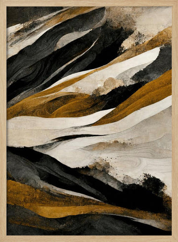 Earthly Currents | Poster - Wood Frame Interior