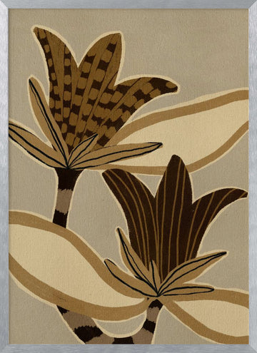 Delicate Bloom 12 | Poster - Silver Frame Interior