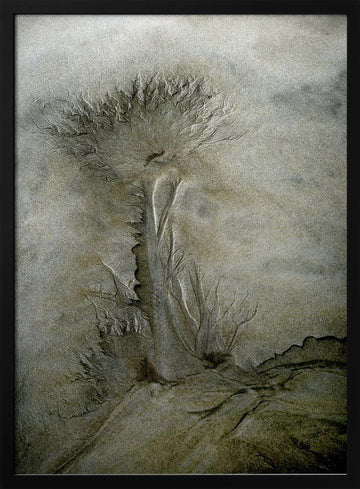Flow pattern | Poster - Black Metal Frame Interior