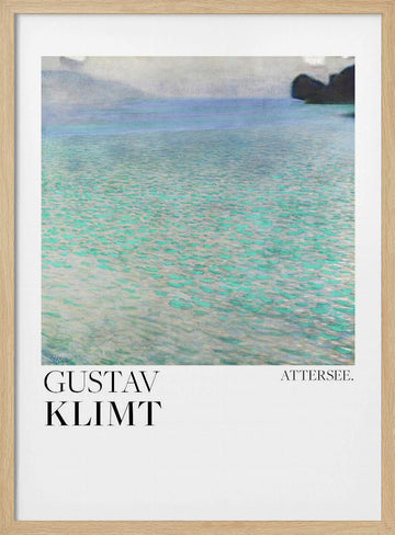 Attersee (1900) Poster | Poster - Wood Frame Interior