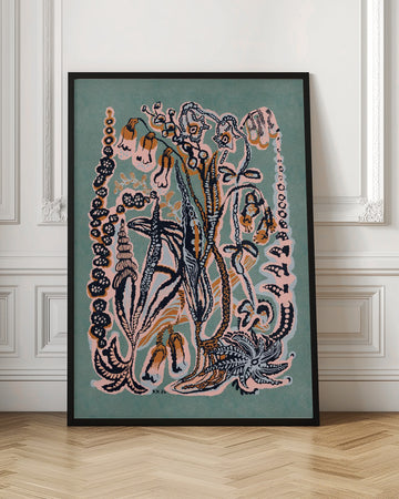 Ethereal Ocean Garden | Poster - Room Interior 1
