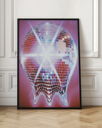 Melting Disco Ball | Poster - Room Interior 1