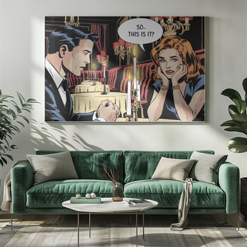 Dramatic Dinner Date | Poster - Room Interior 1