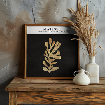 Golden Coral Cutout | Poster - Room Interior 1