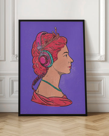 Headphone Queen | Poster - Room Interior 1